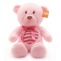 Bear Stripe Belly Pink 12"